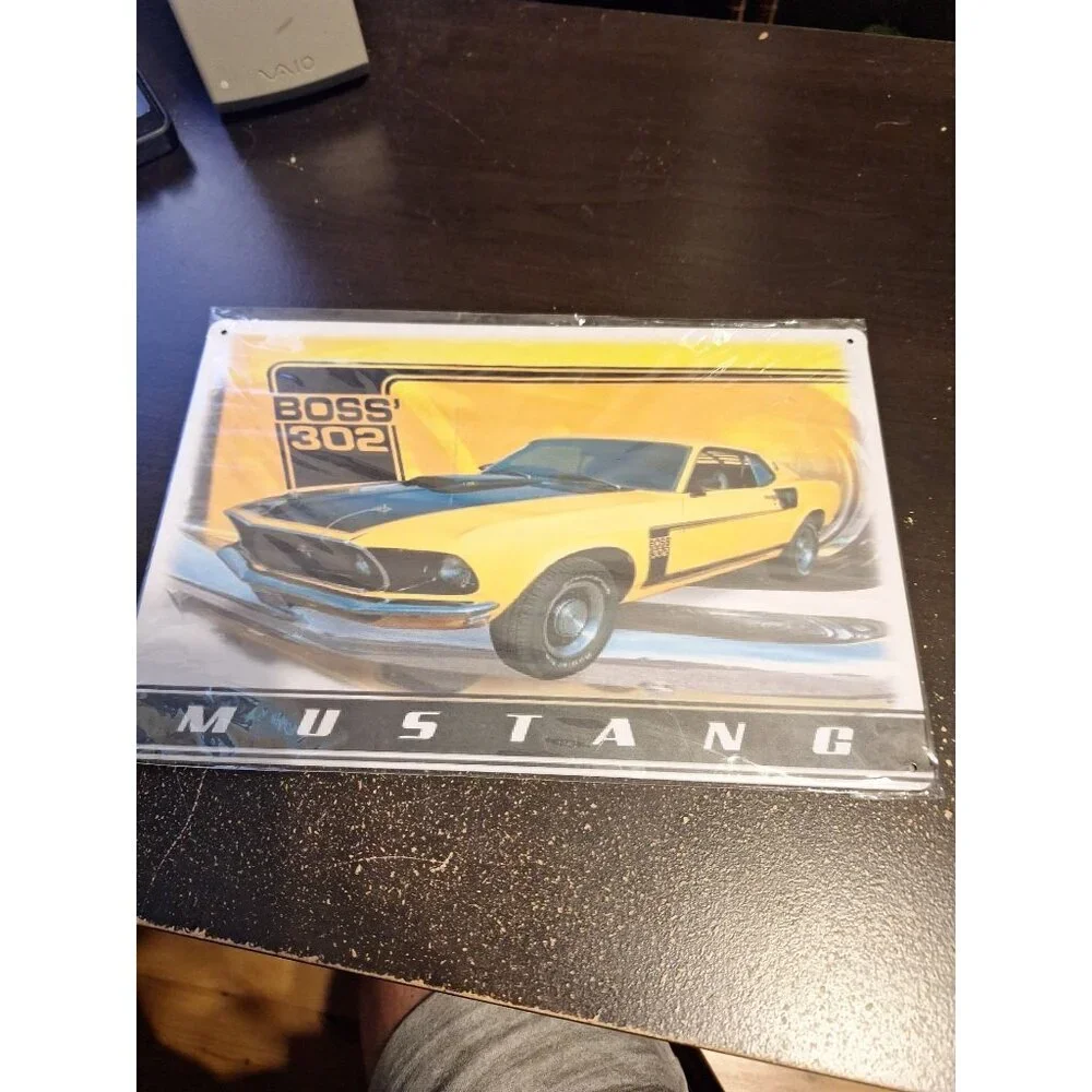 Boss 302 Mustang Metal Tin Sign 8